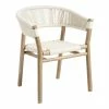 World Market Cabrillo White Acacia Wood and Rope Outdoor Dining Chair -Outdoor Elegant Store unnamed file