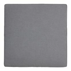 World Market Alicante II Gray Outdoor Ottoman Cushion