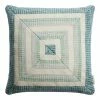 World Market Ivory and Green Woven Square Indoor Outdoor Throw Pillow -Outdoor Elegant Store unnamed file 1069