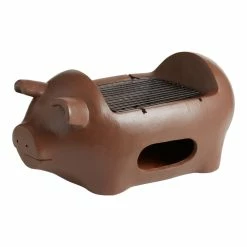 World Market Terracotta Pig Shaped Grill