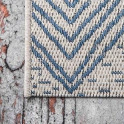 World Market Blue And White Chevron Destin Indoor Outdoor Rug 9 World Market Blue And White Chevron Destin Indoor Outdoor Rug -Outdoor Elegant Store unnamed file 1108