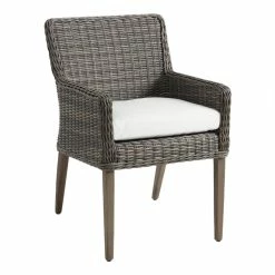 World Market Sunbrella Natural Canvas Gusseted Outdoor Chair Cushion -Outdoor Elegant Store unnamed file 1112