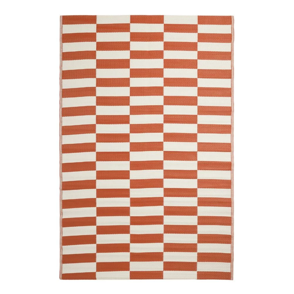 World Market Rio Terracotta Tile Reversible Indoor Outdoor Floor Mat 3 World Market Rio Terracotta Tile Reversible Indoor Outdoor Floor Mat