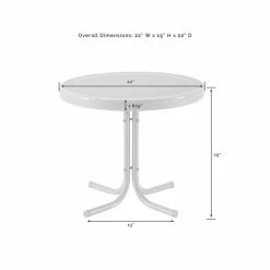 World Market Durresi Metal Mid Century Outdoor Accent Table 11 World Market Durresi Metal Mid Century Outdoor Accent Table -Outdoor Elegant Store unnamed file 1223