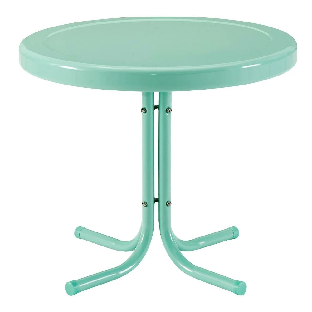 World Market Durresi Metal Mid Century Outdoor Accent Table 9 World Market Durresi Metal Mid Century Outdoor Accent Table - Image 7