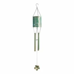 World Market Metal Solar LED Lantern Wind Chime