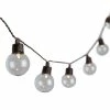 World Market Clear Glass Solar LED 30 Bulb String Lights