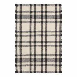 World Market Plaid Stripe Recycled Indoor Outdoor Rug -Outdoor Elegant Store unnamed file 1351