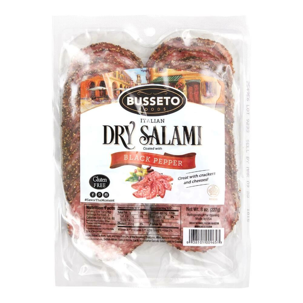 World Market Busseto Black Pepper Salami 3 World Market Busseto Black Pepper Salami