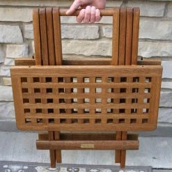 World Market Catania Eucalyptus Folding Accent Table -Outdoor Elegant Store unnamed file 1442