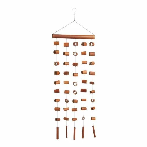 World Market Dark Brown Bamboo Tubes Hanging Decor -Outdoor Elegant Store unnamed file 1518