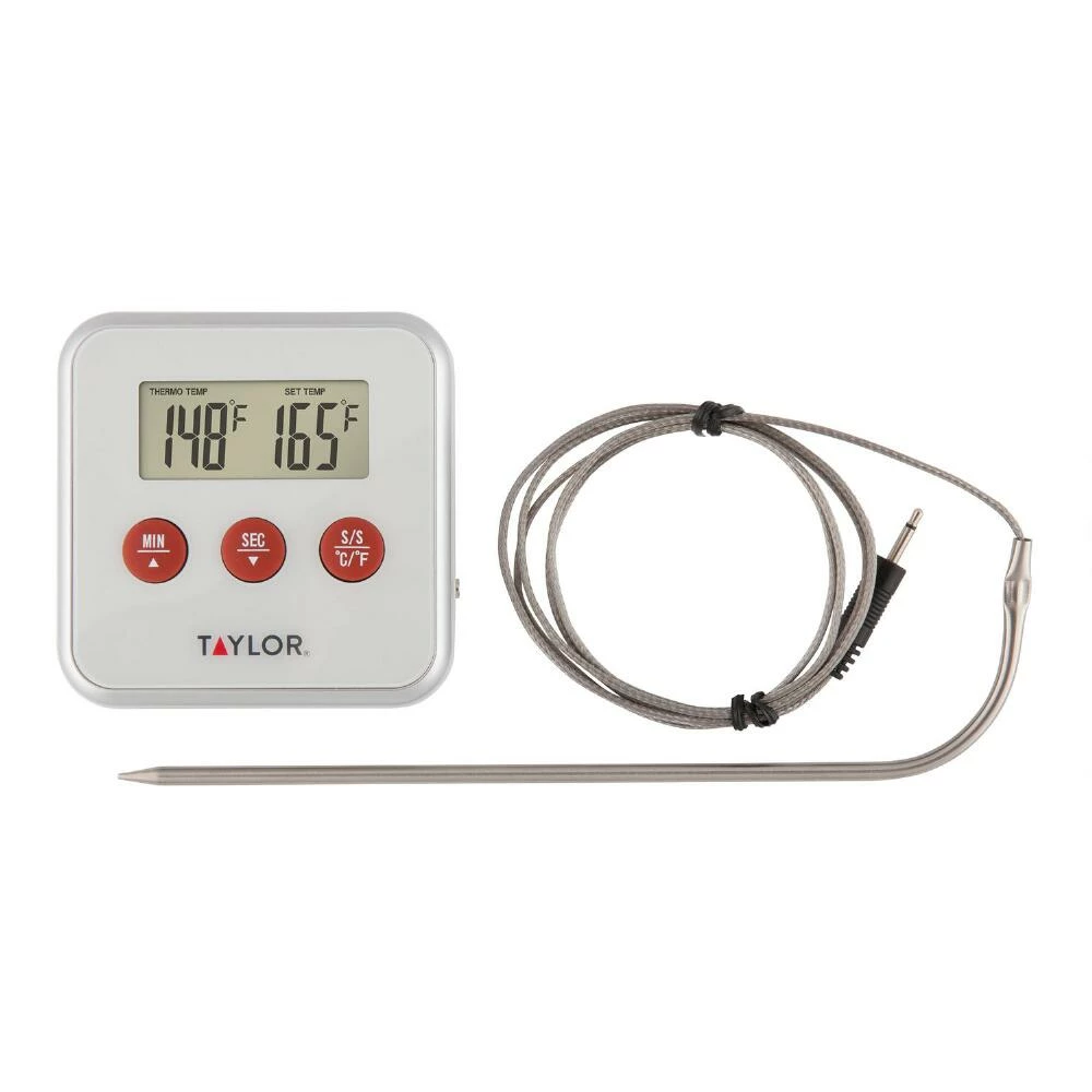 World Market Taylor Digital Probe Thermometer with Timer 3 World Market Taylor Digital Probe Thermometer with Timer - Image 2