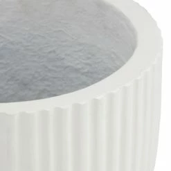 World Market Pescadero White Cement Fluted Outdoor Planter 7 World Market Pescadero White Cement Fluted Outdoor Planter -Outdoor Elegant Store unnamed file 1537