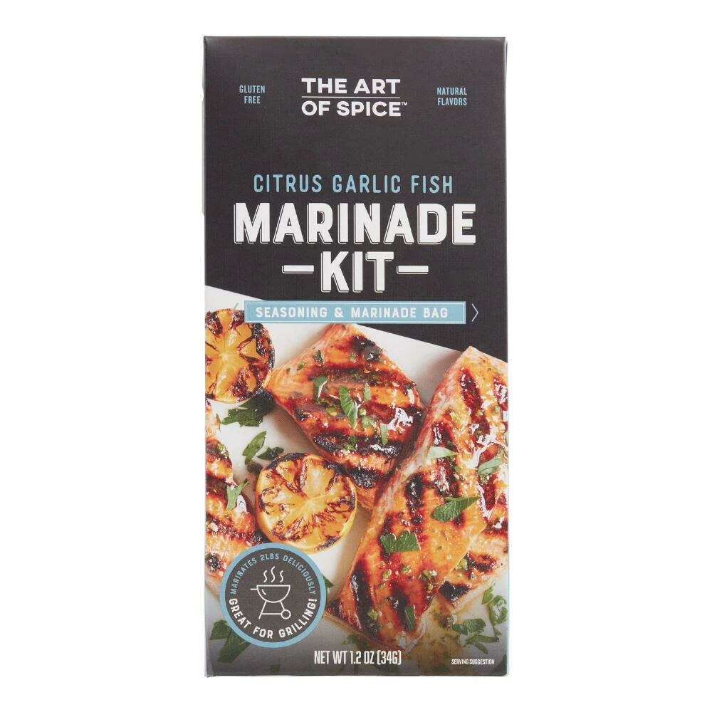 World Market Art of Spice Citrus Garlic Fish Seasoning & Marinade Kit 3 World Market Art of Spice Citrus Garlic Fish Seasoning & Marinade Kit