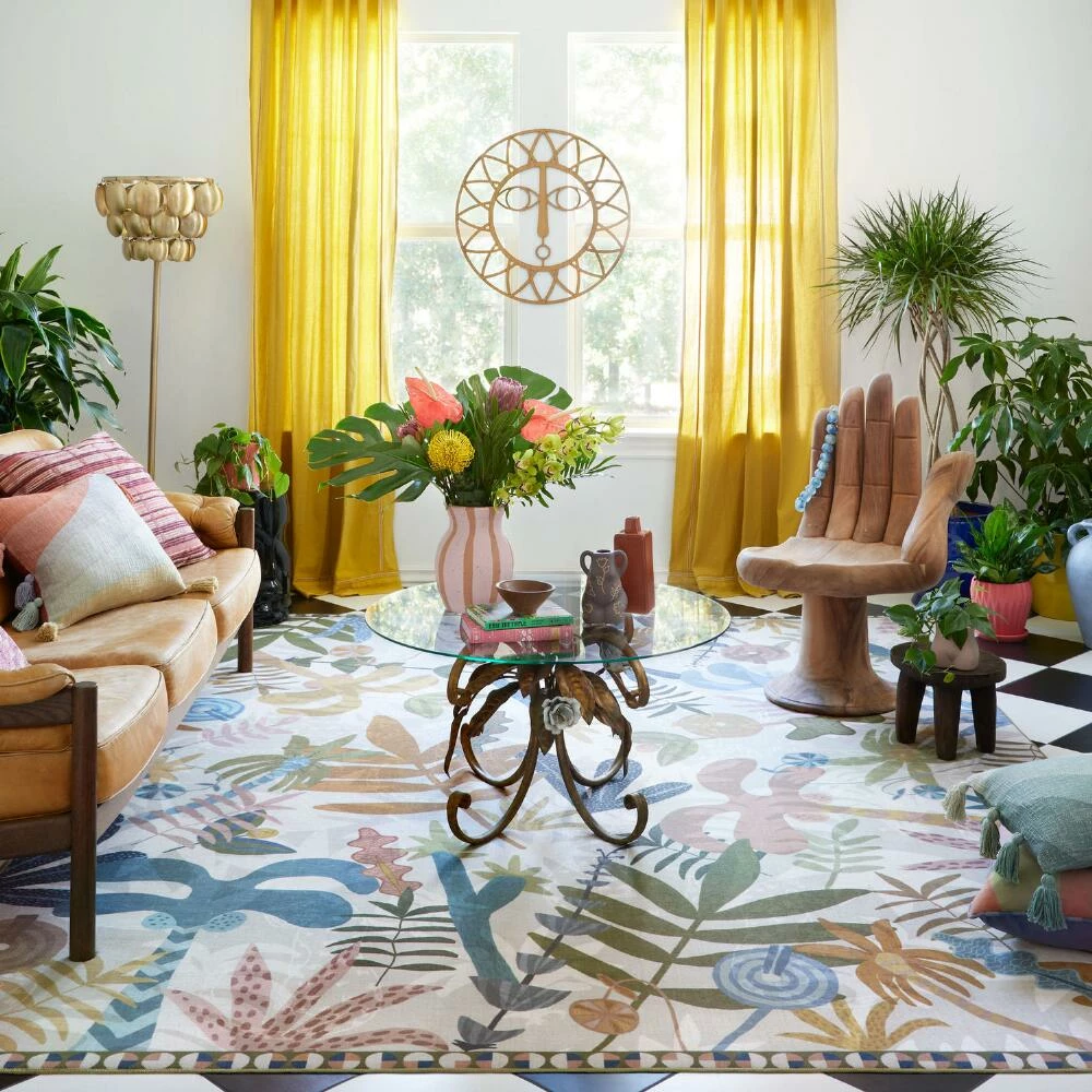 World Market Justina Blakeney Pisolino Multicolor Indoor Outdoor Rug 4 World Market Justina Blakeney Pisolino Multicolor Indoor Outdoor Rug - Image 2