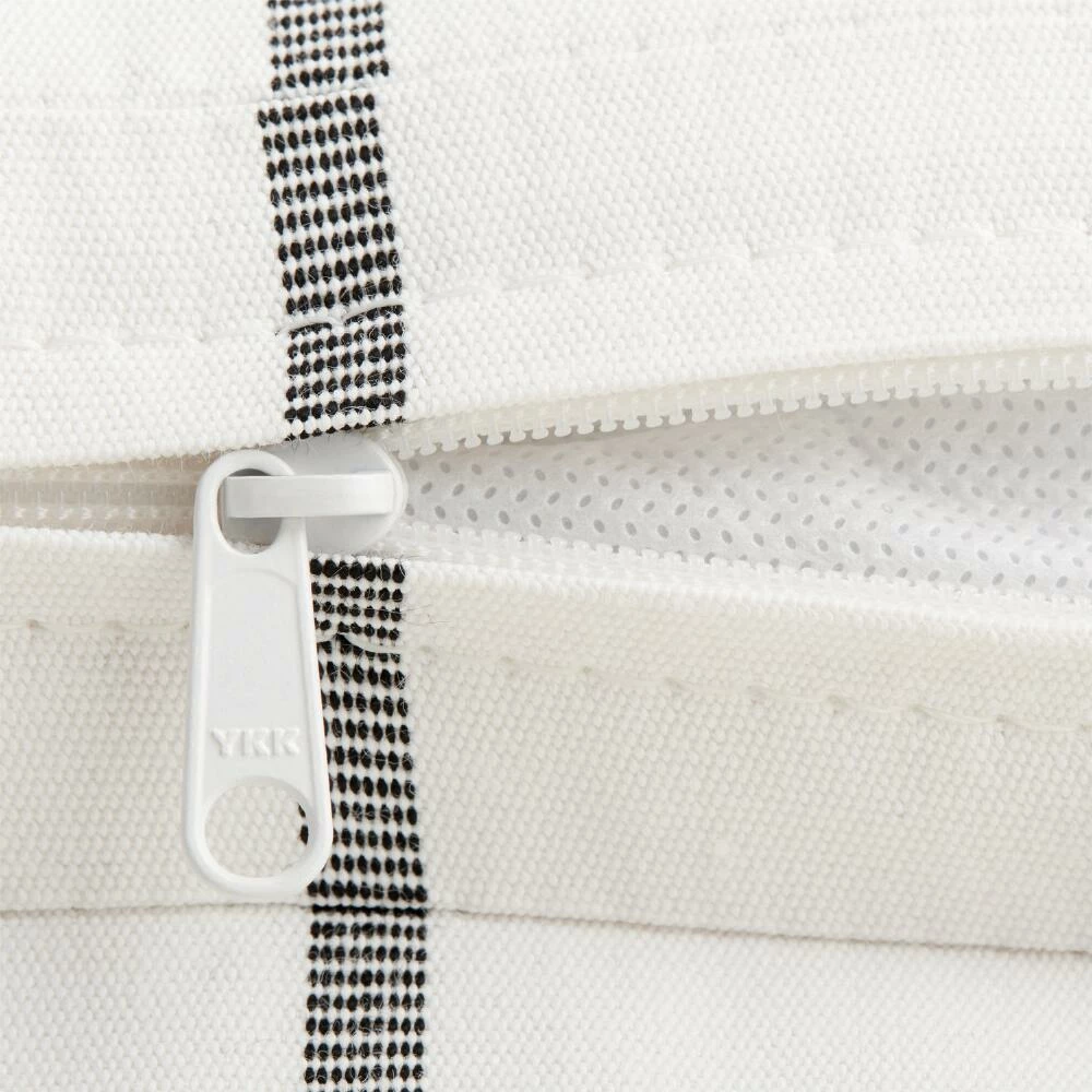 World Market Sunbrella Linen Stripe Outdoor Chaise Lounge Cushion 5 World Market Sunbrella Linen Stripe Outdoor Chaise Lounge Cushion - Image 3