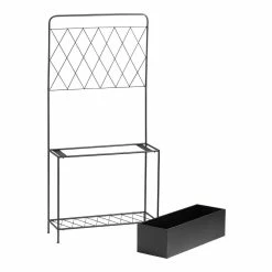 World Market Black Metal Trellis Outdoor Planter Box with Shelf 8 World Market Black Metal Trellis Outdoor Planter Box with Shelf -Outdoor Elegant Store unnamed file 1724