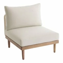 World Market Sorano Nautical Rope Modular Outdoor Armless Chair