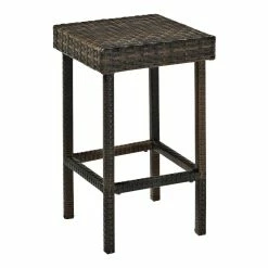 World Market Pinamar All Weather Wicker Outdoor Counter Stool Set of 2