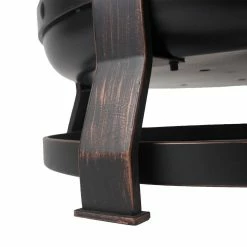 World Market Brook Rubbed Bronze Steel Industrial Fire Pit -Outdoor Elegant Store unnamed file 1770