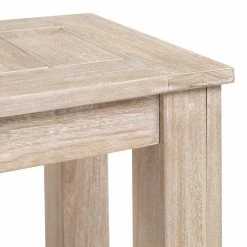 World Market Whitewash Eucalyptus Sevilla Outdoor Dining Bench -Outdoor Elegant Store unnamed file 1780