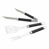 World Market Black Soft Grip BBQ Utensil Set 3 Piece -Outdoor Elegant Store unnamed file 1785