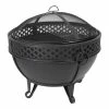 World Market Corbin Black Steel Geo Fire Pit -Outdoor Elegant Store unnamed file 1790