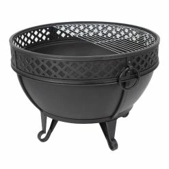 World Market Corbin Black Steel Geo Fire Pit -Outdoor Elegant Store unnamed file 1792