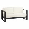 World Market Segovia Black Metal Outdoor Loveseat -Outdoor Elegant Store unnamed file 1797