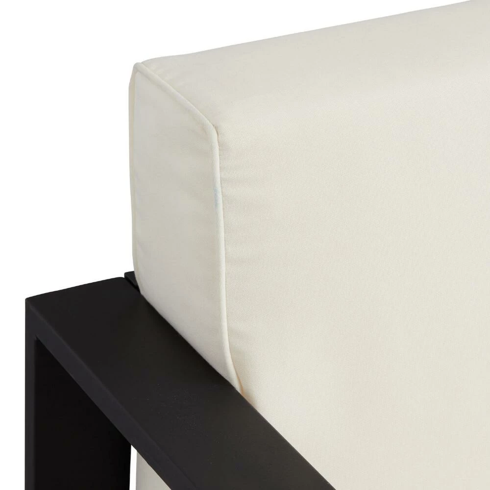 World Market Segovia Black Metal Outdoor Loveseat 6 World Market Segovia Black Metal Outdoor Loveseat - Image 4