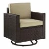 World Market Pinamar All Weather Wicker Outdoor Swivel Rocking Chair