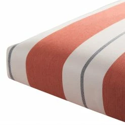 World Market Sunbrella Persimmon Stripe Outdoor Chaise Lounge Cushion -Outdoor Elegant Store unnamed file 1891