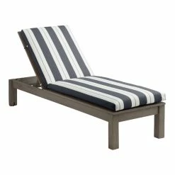World Market Sunbrella Navy Stripe Outdoor Chaise Lounge Cushion -Outdoor Elegant Store unnamed file 1901