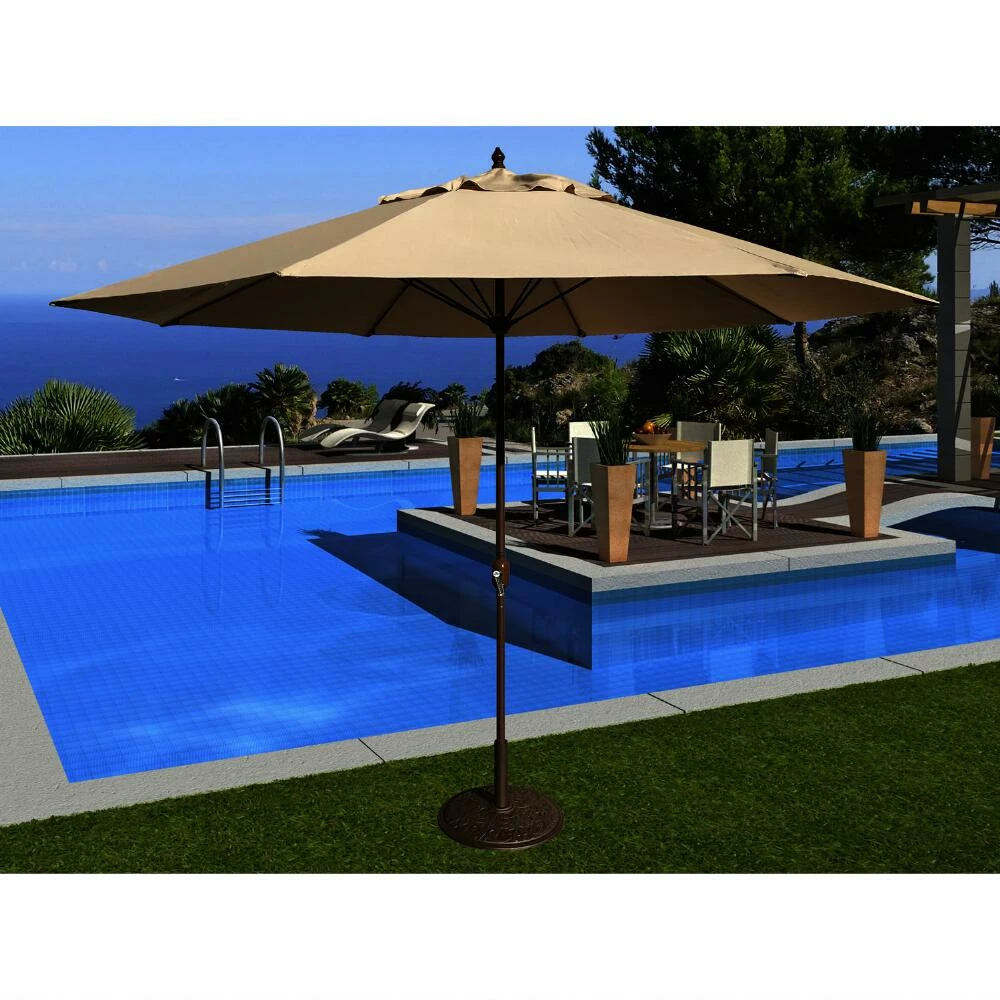 World Market Round 11 Ft Patio Umbrella 4 World Market Round 11 Ft Patio Umbrella - Image 2