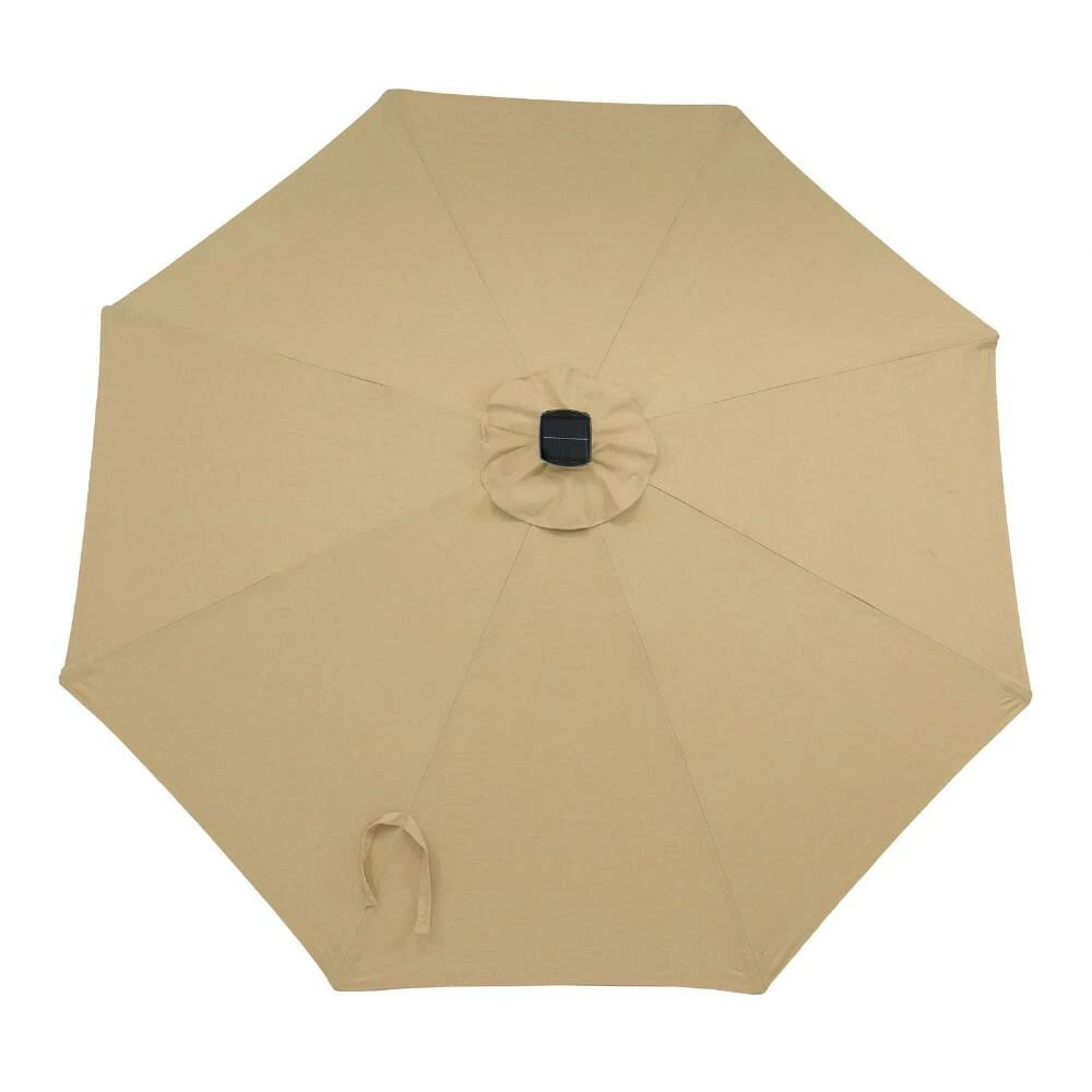 World Market Sunbrella 9 Ft Tilting Patio Umbrella with Solar LED Lights 5 World Market Sunbrella 9 Ft Tilting Patio Umbrella with Solar LED Lights - Image 3