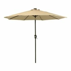 World Market Sunbrella 9 Ft Tilting Patio Umbrella with Solar LED Lights 16 World Market Sunbrella 9 Ft Tilting Patio Umbrella with Solar LED Lights -Outdoor Elegant Store unnamed file 1935