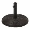 World Market Winder Round Brown Basketweave Patio Umbrella Stand -Outdoor Elegant Store unnamed file 1937