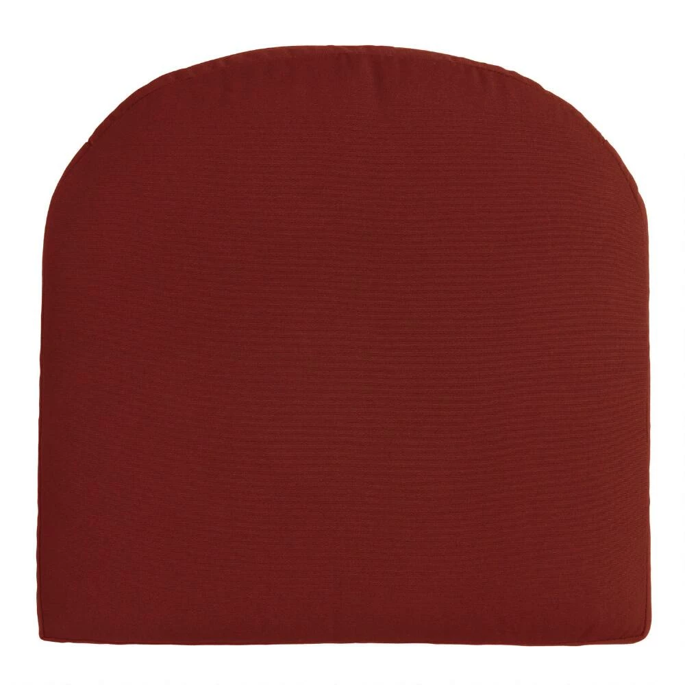 World Market Sunbrella Terracotta Canvas Gusseted Outdoor Chair Cushion 3 World Market Sunbrella Terracotta Canvas Gusseted Outdoor Chair Cushion