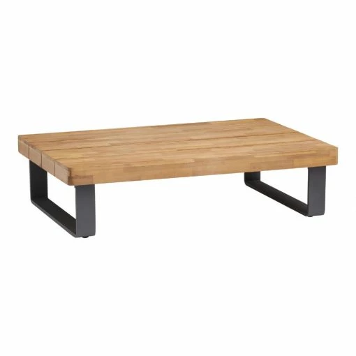 World Market Alicante II Large Gray Metal and Wood Outdoor Coffee Table -Outdoor Elegant Store unnamed file 1974