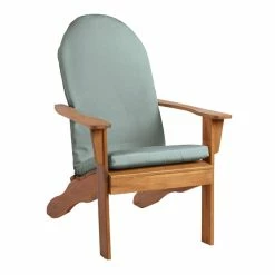 World Market Sunbrella Spa Green Canvas Adirondack Chair Cushion -Outdoor Elegant Store unnamed file 1987