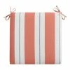 World Market Sunbrella Persimmon Stripe Outdoor Chair Cushion -Outdoor Elegant Store unnamed file 2003