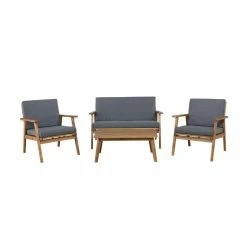 World Market Stinson Mid Century 4 Piece Outdoor Furniture Set -Outdoor Elegant Store unnamed file 2014
