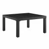 World Market Piermont Square Matte Black Metal Outdoor Accent Table