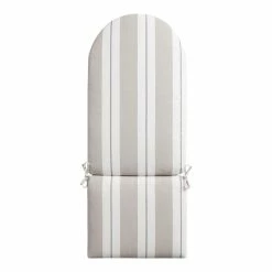 World Market Sunbrella Linen Stripe Adirondack Chair Cushion