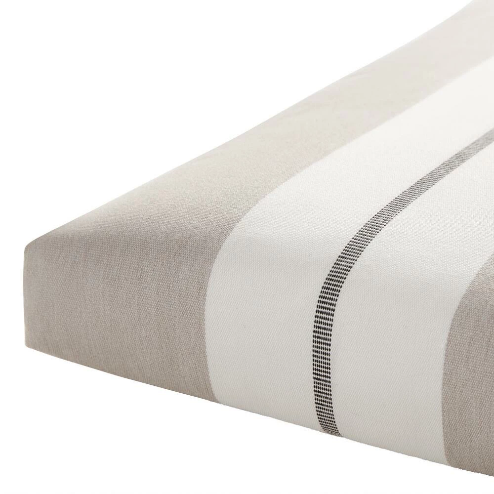 World Market Sunbrella Linen Stripe Adirondack Chair Cushion 4 World Market Sunbrella Linen Stripe Adirondack Chair Cushion - Image 2