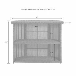World Market Jace Brown All Weather Wicker Outdoor Bar 14 World Market Jace Brown All Weather Wicker Outdoor Bar -Outdoor Elegant Store unnamed file 2070