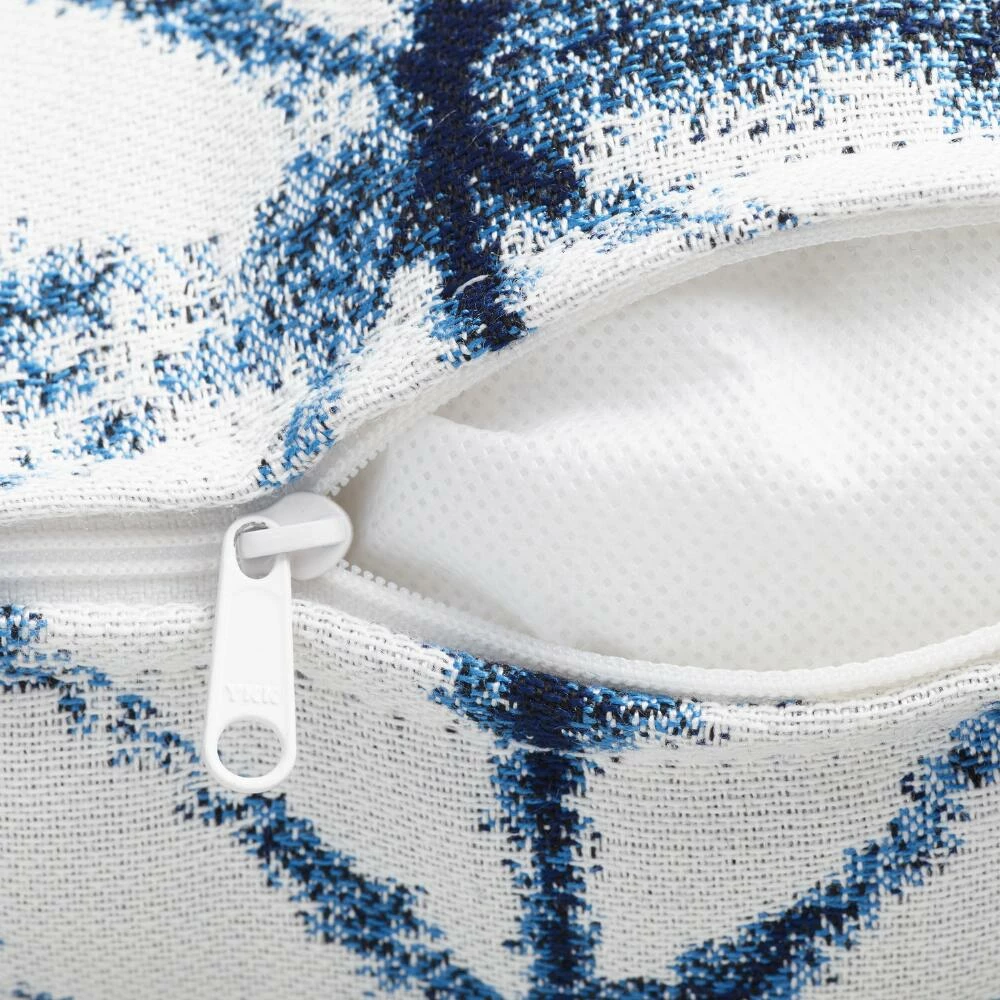 World Market Sunbrella Indigo Tile Outdoor Chaise Lounge Cushion 5 World Market Sunbrella Indigo Tile Outdoor Chaise Lounge Cushion - Image 3