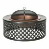 World Market Copper and Black Metal Lattice Weave Lennox Fire Pit -Outdoor Elegant Store unnamed file 2088