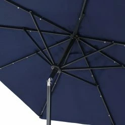 World Market Rectangular Tilting Patio Umbrella with Solar LED Lights -Outdoor Elegant Store unnamed file 2110