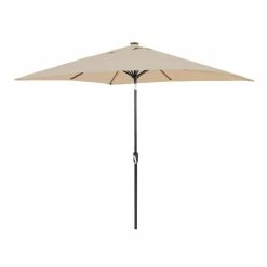 World Market Rectangular Tilting Patio Umbrella with Solar LED Lights -Outdoor Elegant Store unnamed file 2113